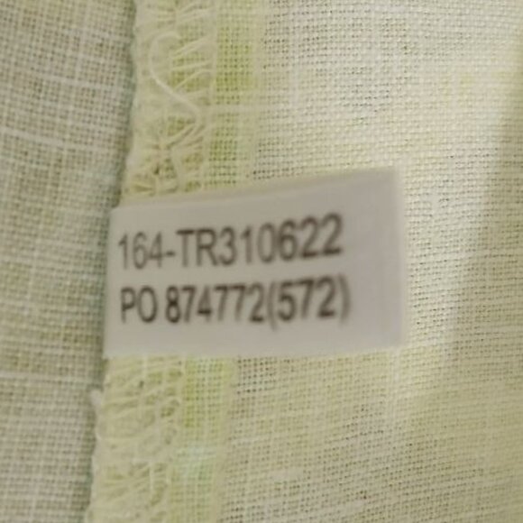 Tommy Bahama Relax Linen Shirt Light Green Long Sleeve Size L - Picture 10 of 14